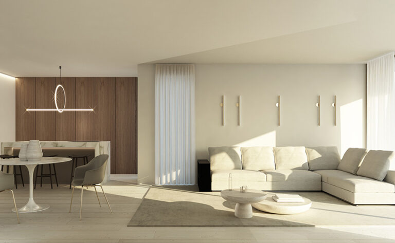 render soggiorno cucina